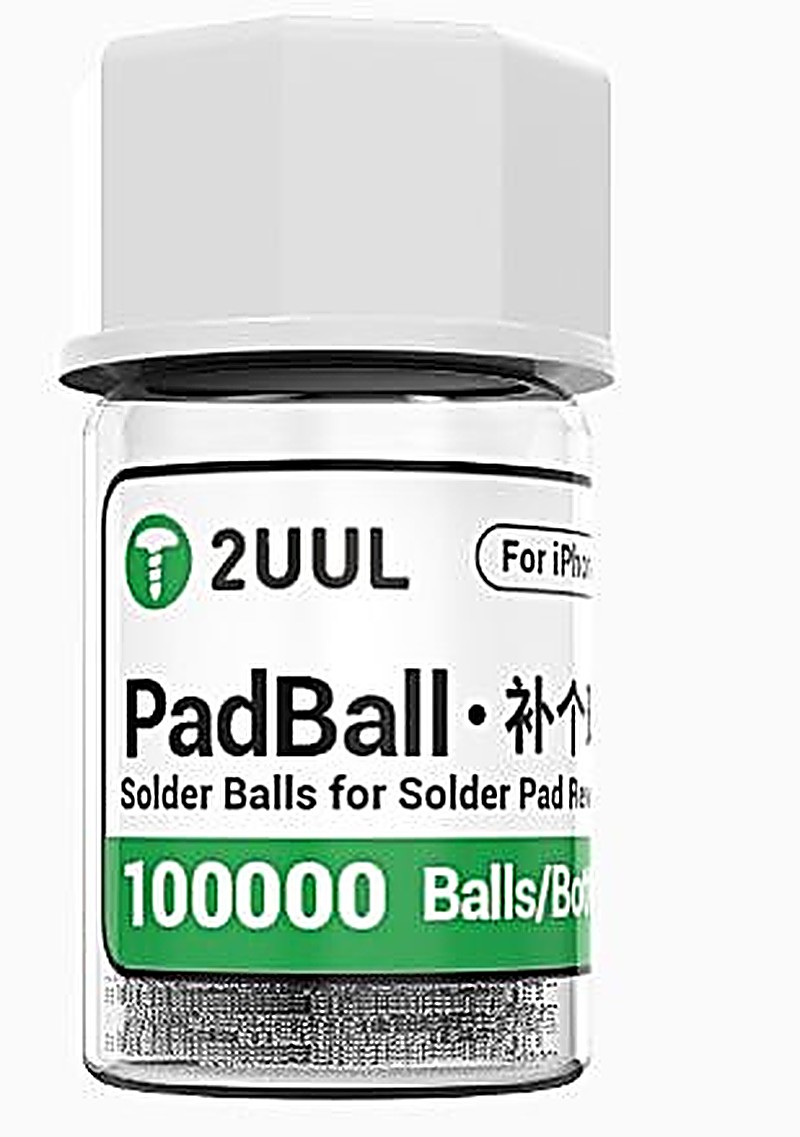 2UUL PB01 PadBall Solder Balls for iPhone Solder Pad Rework 2UUL PB01 白瓶iPhone补点锡珠10万粒