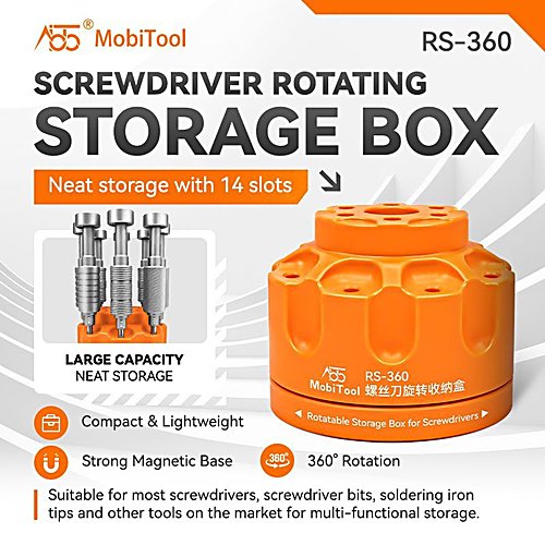 螺丝刀旋转收纳盒 Screwdriver Storage Box