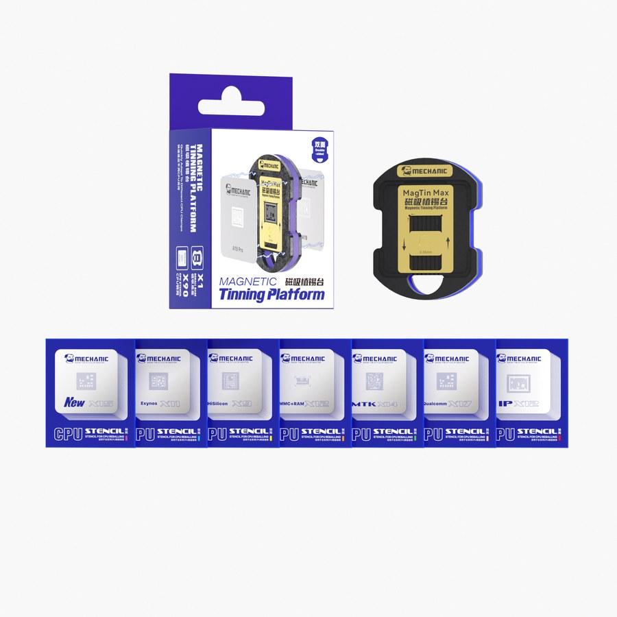 MECHANIC 维修佬 维修佬双面磁吸植锡台（套装）Mechanic Double-sided Magnetic Stencil Platform (Set) MagTin Max 2.0